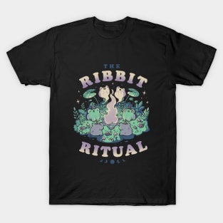 The Ribbit Ritual - Funny Cute Frog Magic Gift T-Shirt